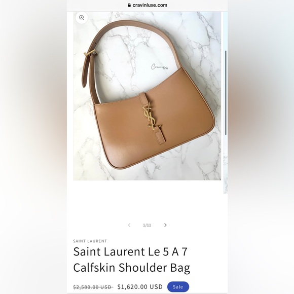 ❌SOLD❌ New Saint Laurent Le 5 A 7 Shoulder Bag - Picture 11 of 11